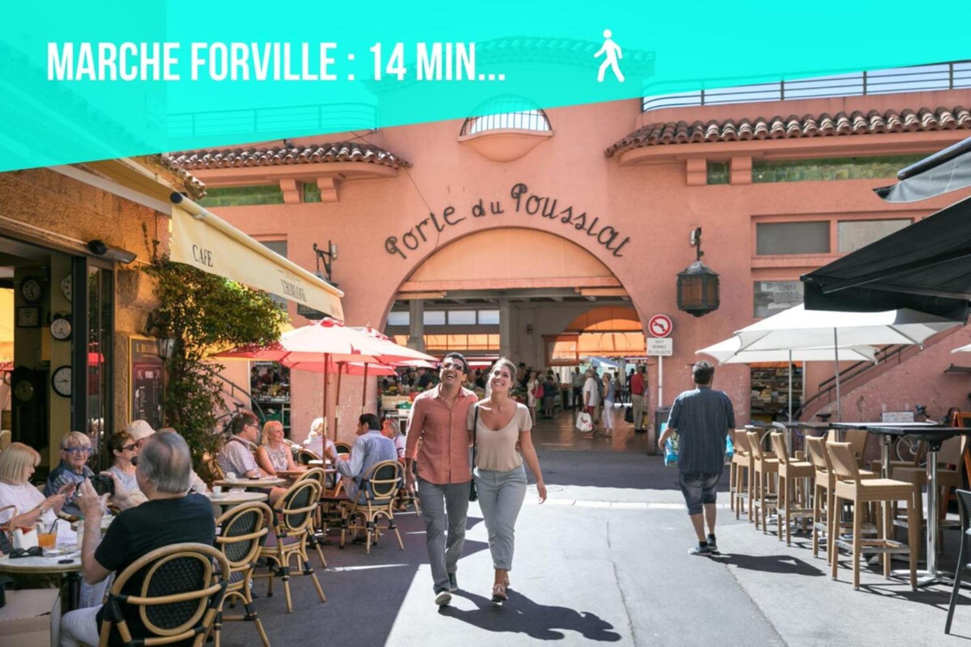 Les Sorbiers - Centre Ville - Spacieux & Climatisation Cannes Bagian luar foto